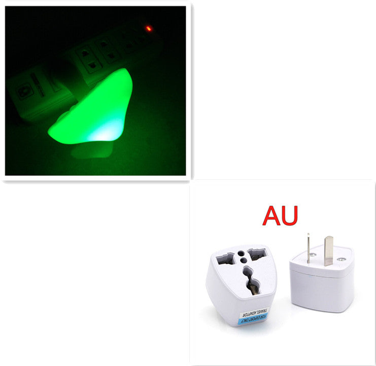 LED Night Light Mushroom Wall Socket Lamp Sensor Bedroom Light