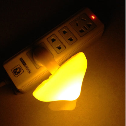 LED Night Light Mushroom Wall Socket Lamp Sensor Bedroom Light