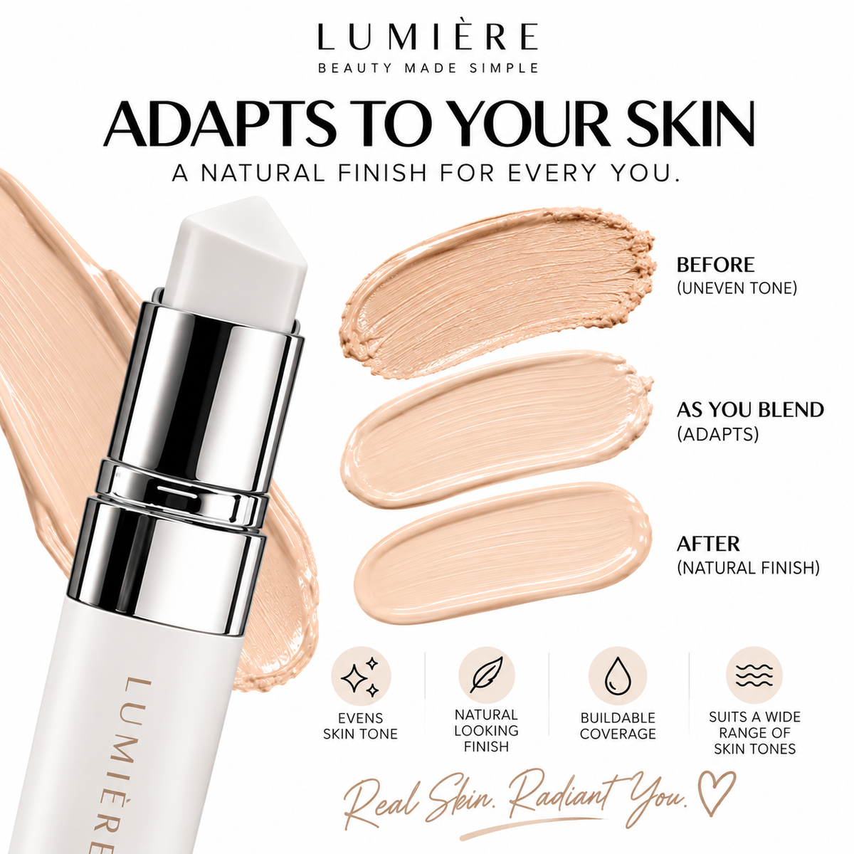 Lumière Adaptive Foundation Stick